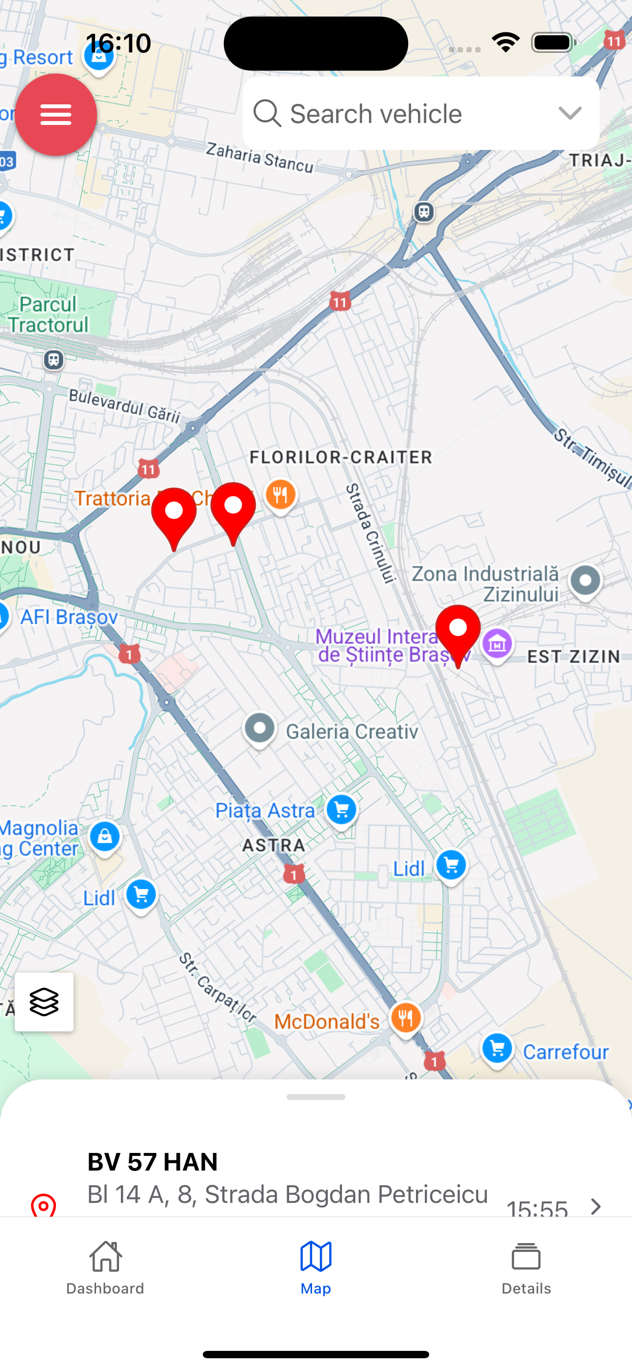 Live location tracking