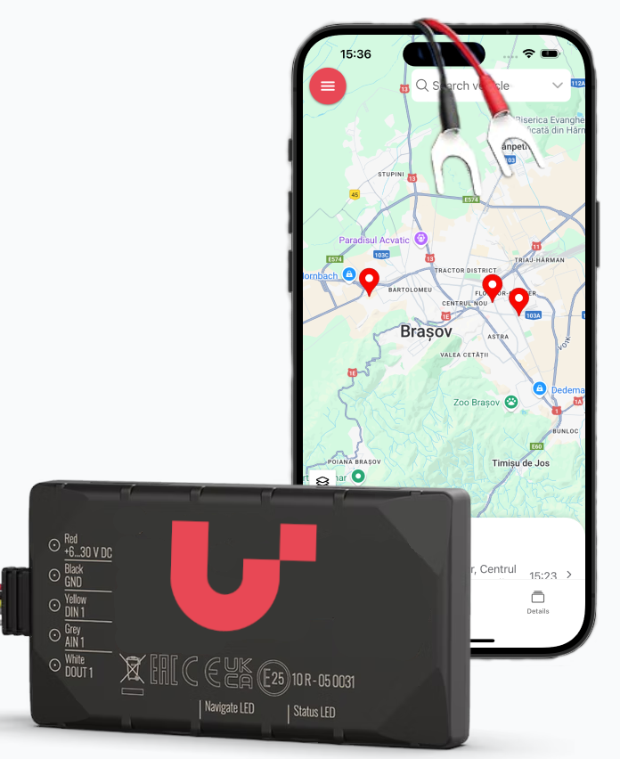 UnnoGPS Mobile App Interface